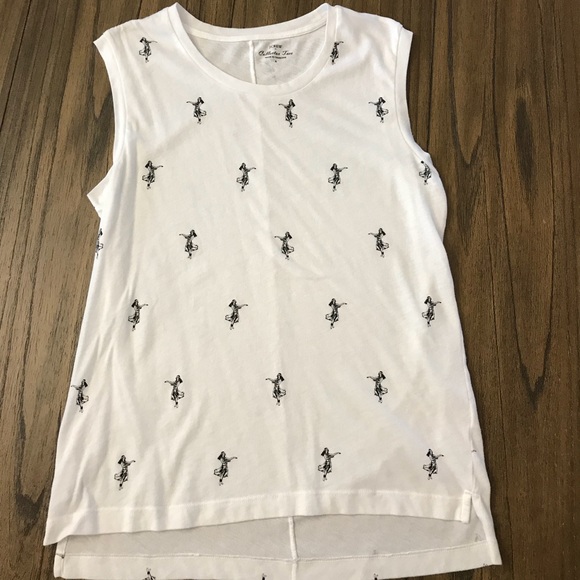 J. Crew Tops - J. Crew Collector Tee Hula Girl Tank